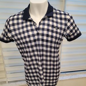 DOLCE & GABBANA Shirt Dadk Blue and white